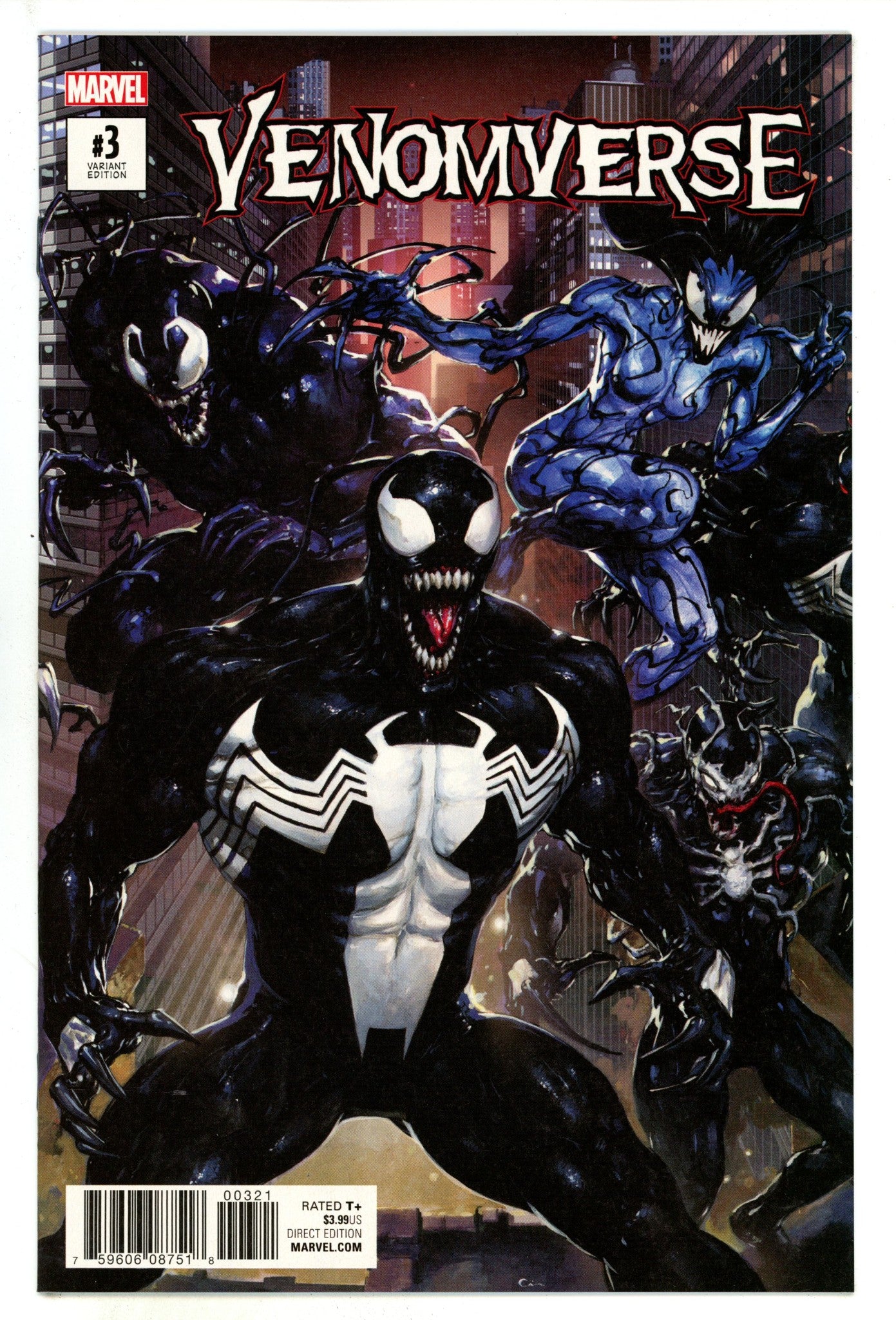 Venomverse 3 High Grade (2017) Crain Connecting Variant 