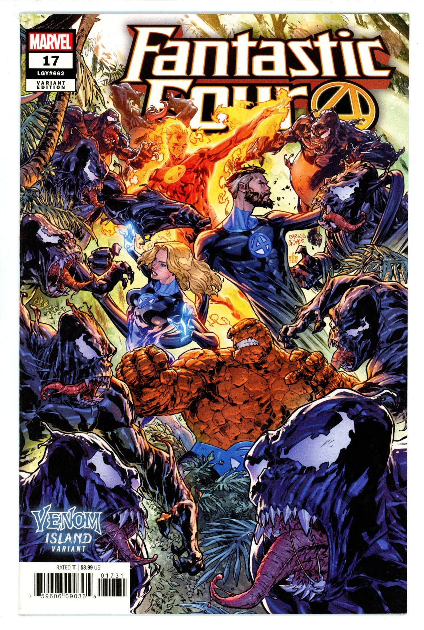 Fantastic Four Vol 6 17 (662) High Grade (2020) G├│mez Variant 