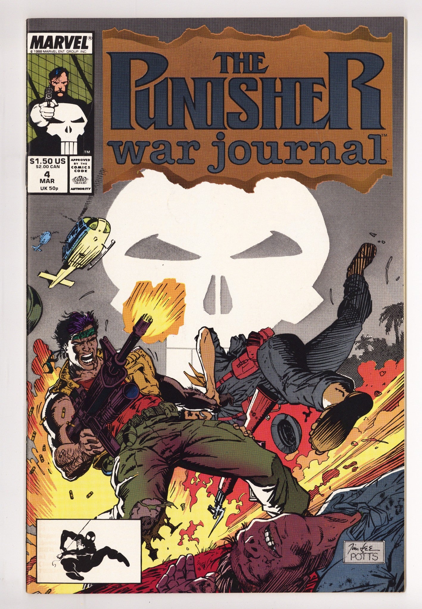 The Punisher War Journal 4 High Grade (1989) 