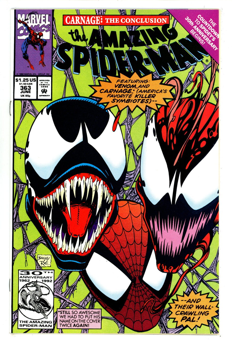 The Amazing Spider-Man Vol 1 363 VF/NM (9.0) (1992) 