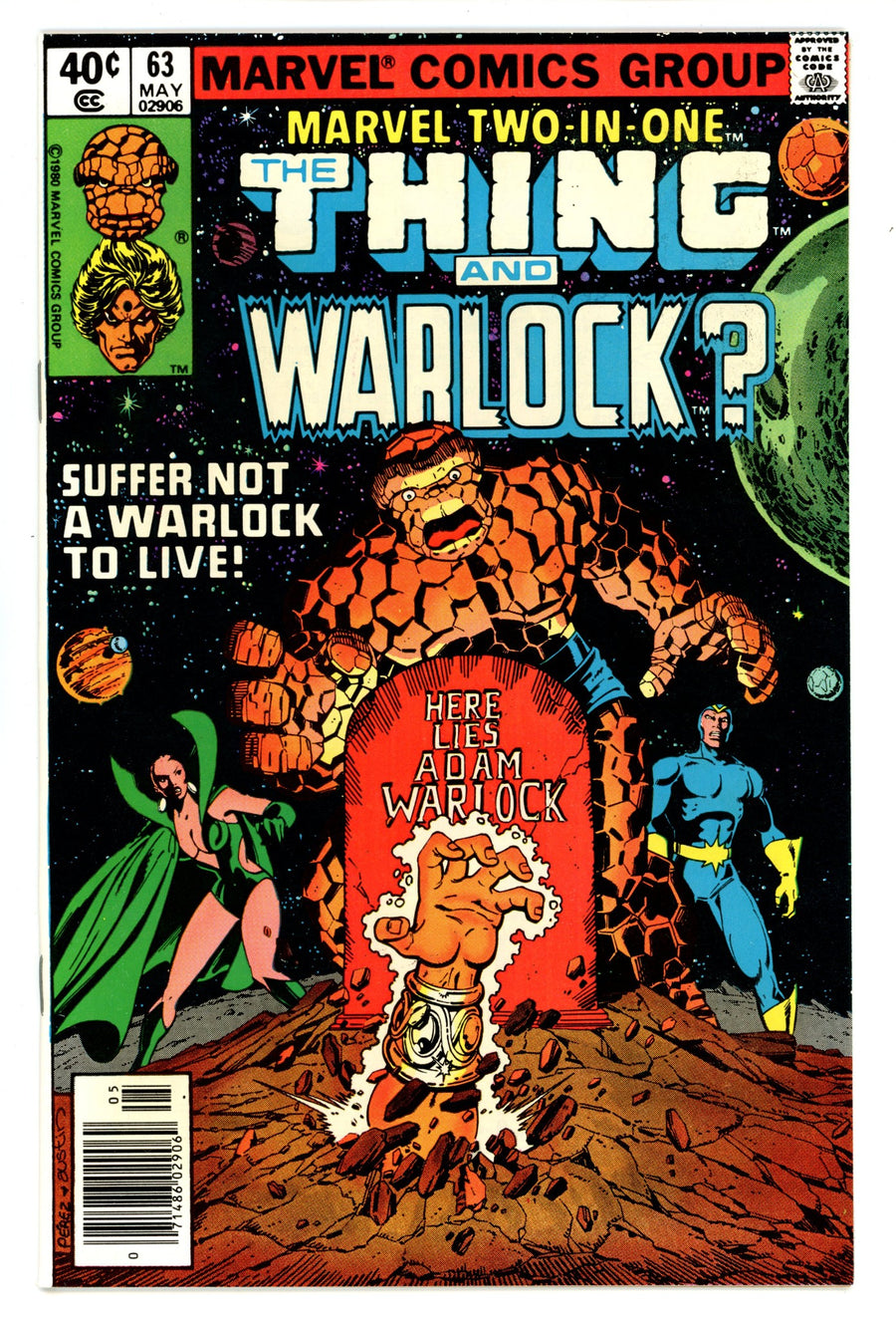 Marvel Two-in-One Vol 1 63 High Grade (1980) Newsstand 