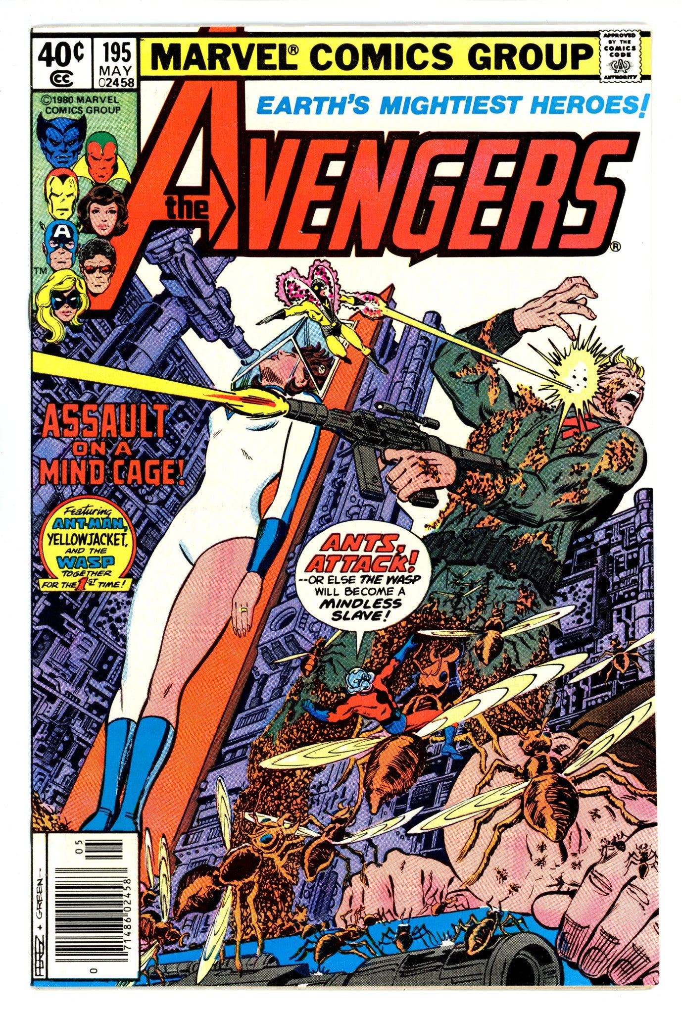 The Avengers Vol 1 195 VF+ (8.5) (1980) Newsstand 