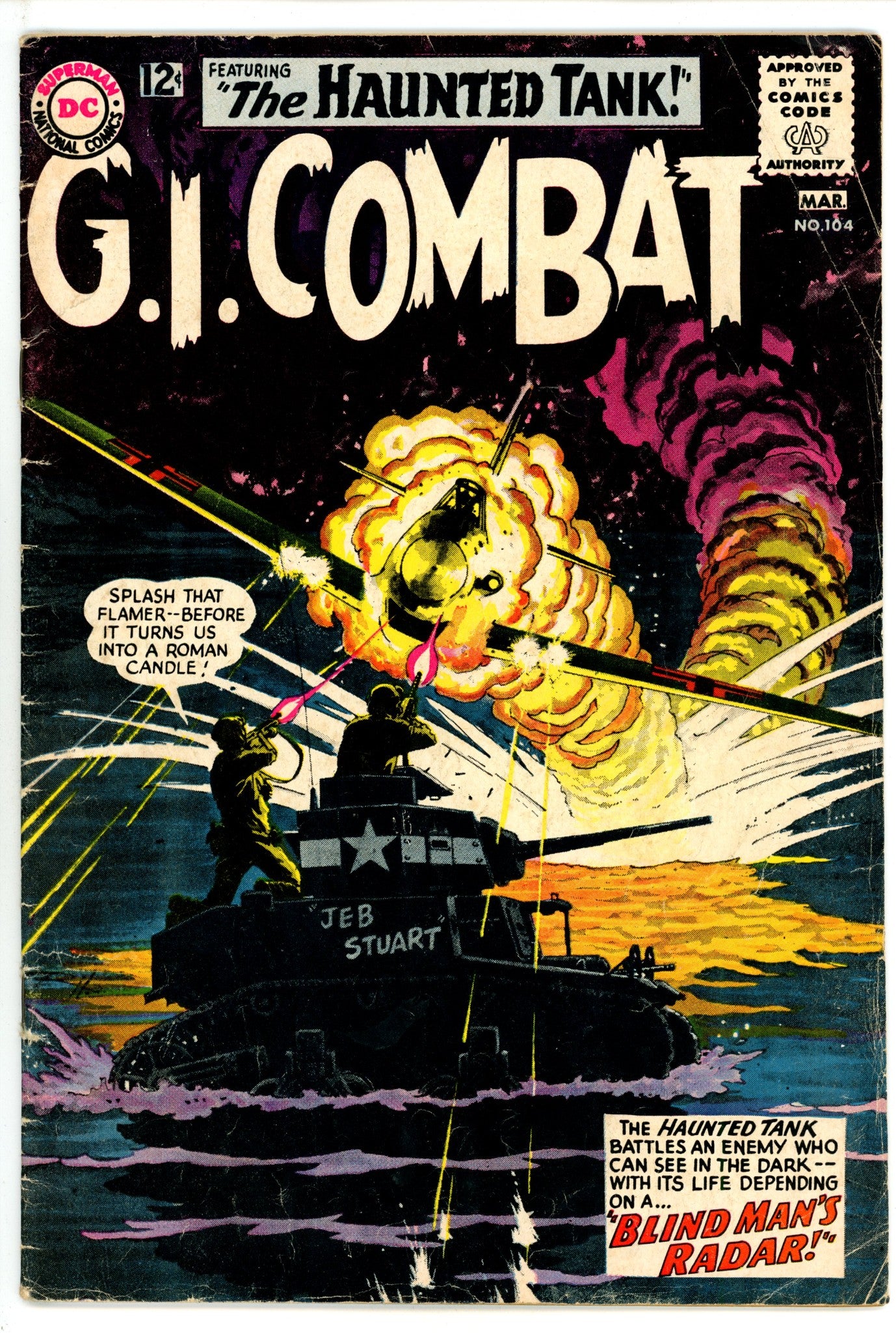 G.I. Combat Vol 1 104 VG- (3.5) (1964) 