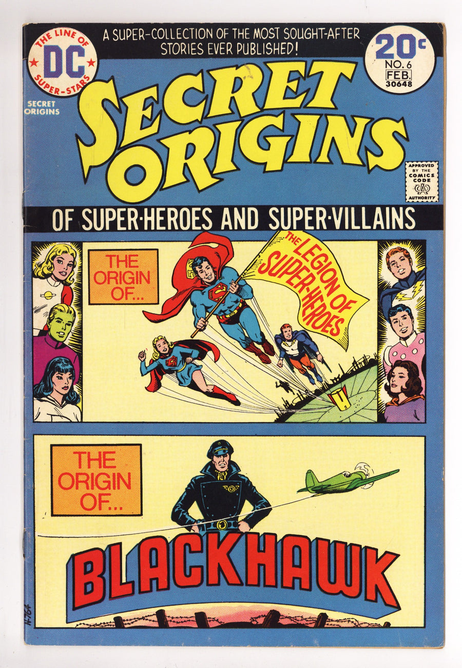 Secret Origins Vol 2 6 Mid Grade (1974) 