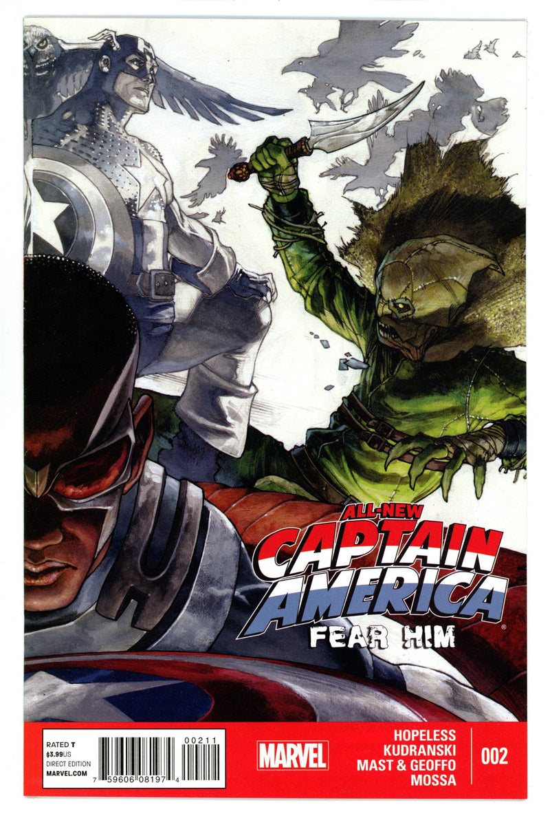 All-New Captain America: Fear Him 2 High Grade (2015) 