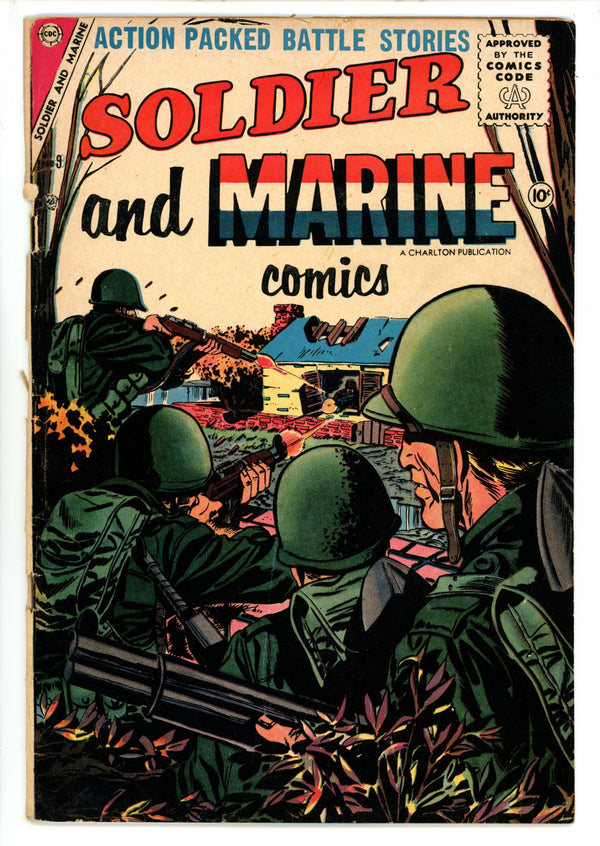 Soldier and Marine Comics 9 FR/GD (1956)
