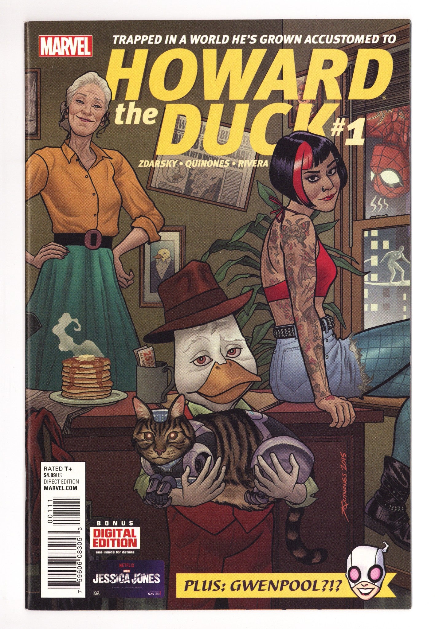 Howard the Duck Vol 5 1 VF/NM (9.0) (2016) 