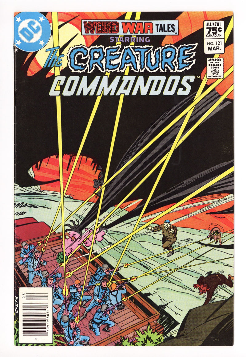 Weird War Tales Vol 1 121 FN (6.0) (1983) Canadian Price Variant 
