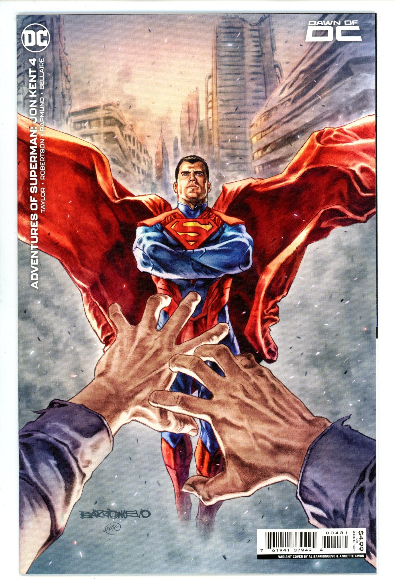 Adventures of Superman: Jon Kent 4 High Grade (2023) Barrionuevo Variant 