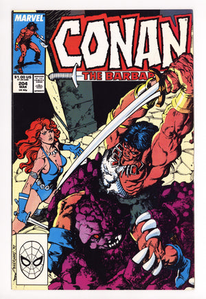 Conan the Barbarian Vol 1 204 Mid Grade (1988)