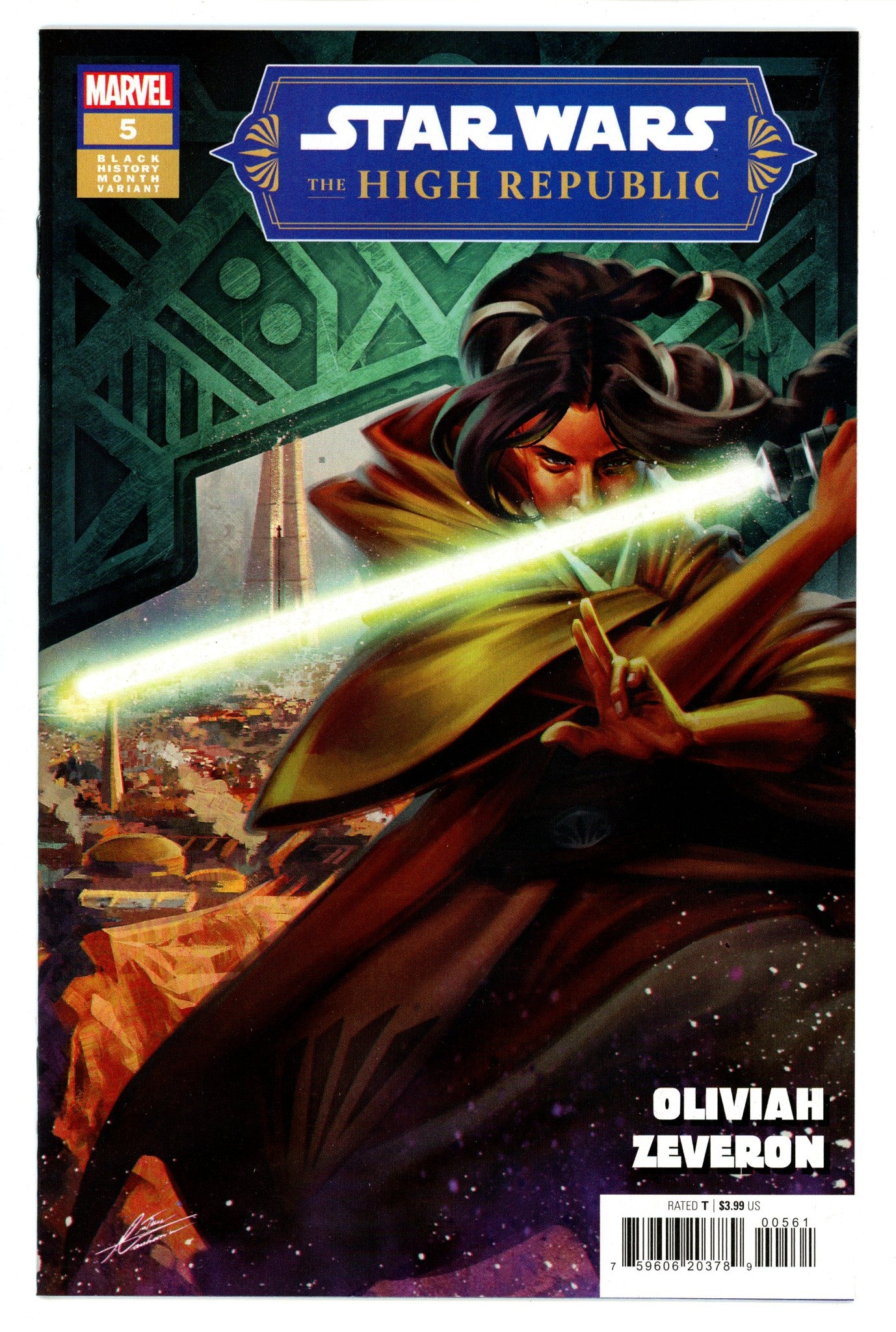 Star Wars: The High Republic Vol 2 5 High Grade (2023) Manhanini Variant 