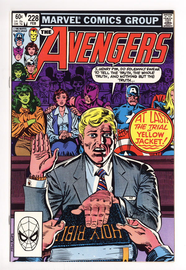 The Avengers Vol 1 228 High Grade (1983)