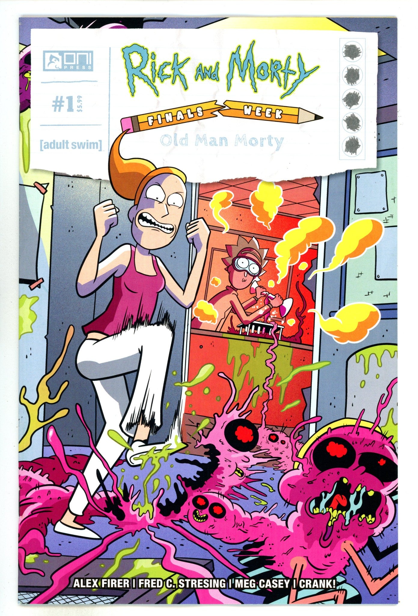 Rick And Morty Finals Week Old Man Morty  1 Ellerby  Incentive Variant VF/NM  (2024)