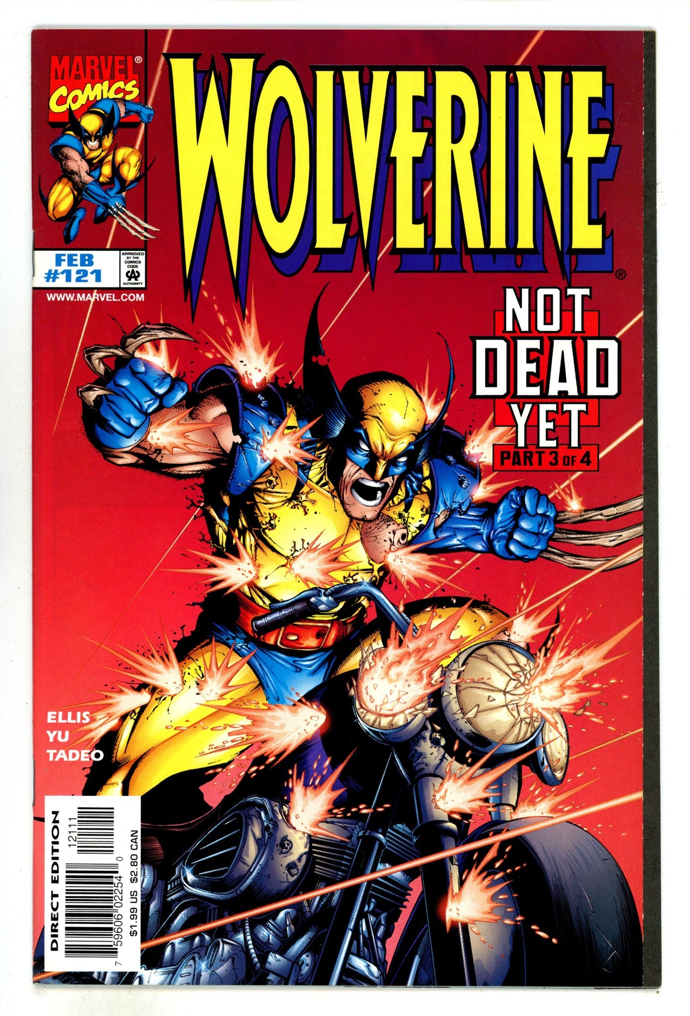 Wolverine Vol 2 121 High Grade (1998) 