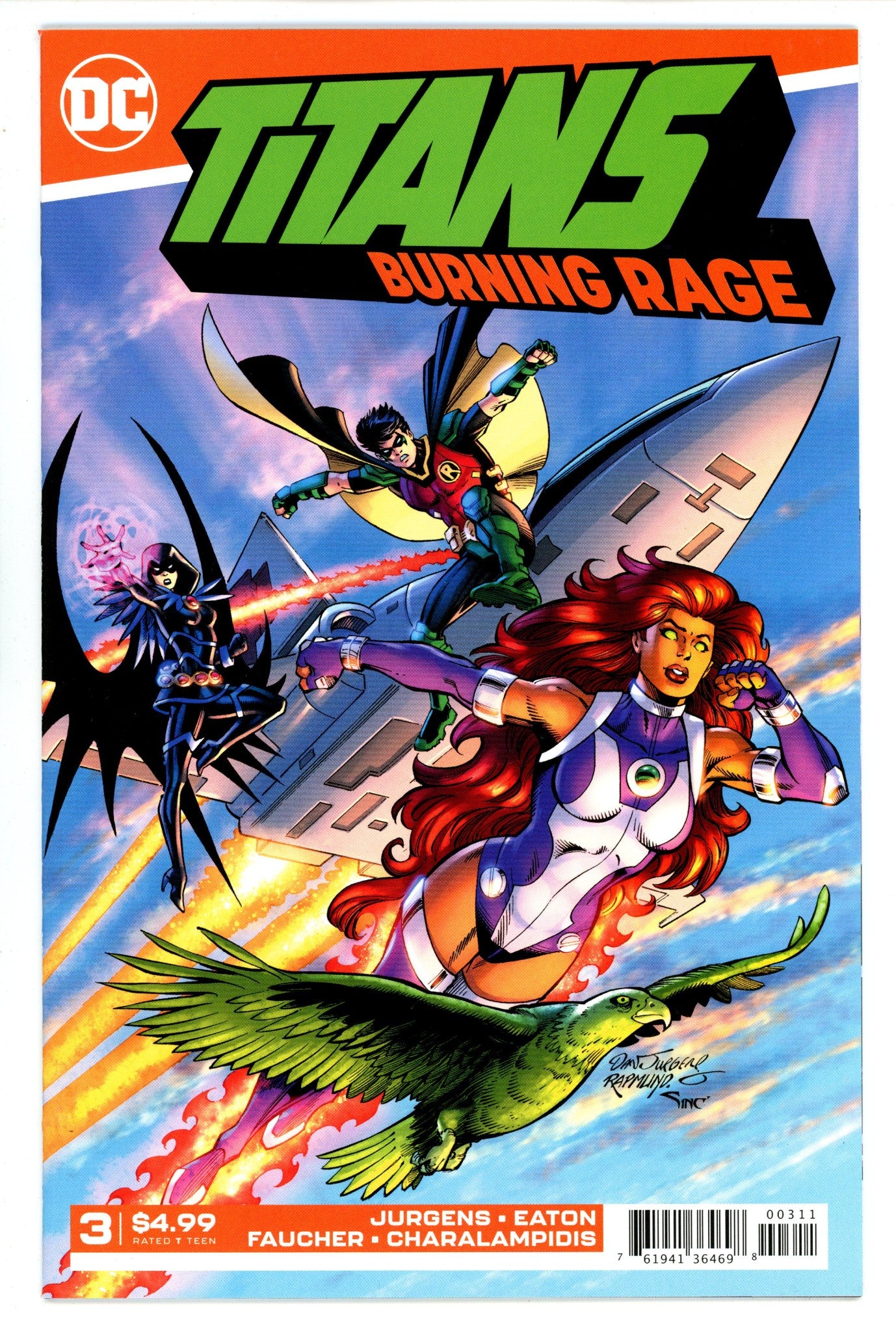 Titans: Burning Rage Vol 3 3 High Grade (2019) 
