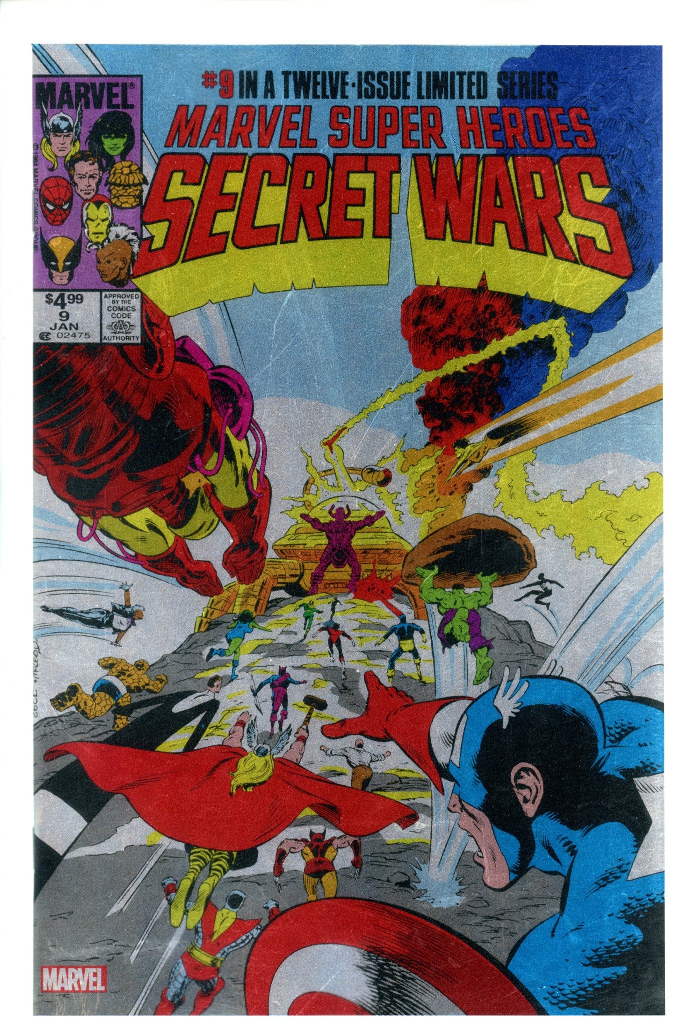 Marvel Super Heroes Secret Wars 9 Zeck Facsimile Foil Variant (2024)
