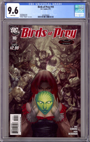 Birds of Prey Vol 2 10 CGC 9.6 (NM+) (2011)