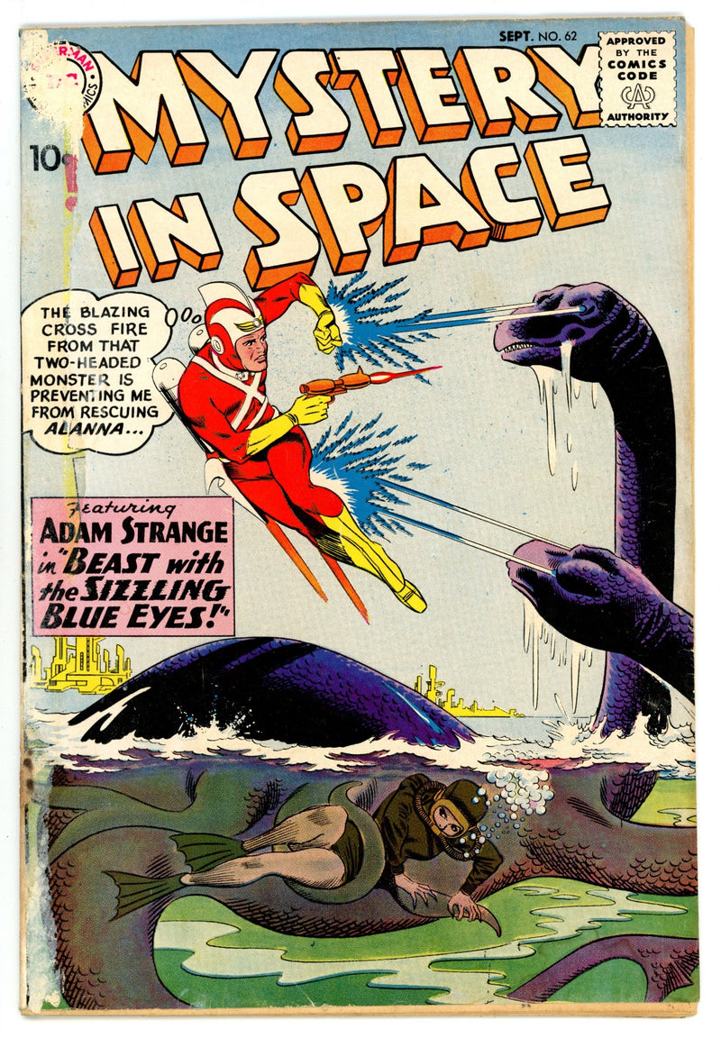 Mystery in Space Vol 1 62  GD/VG (3.0)   (1960)        
