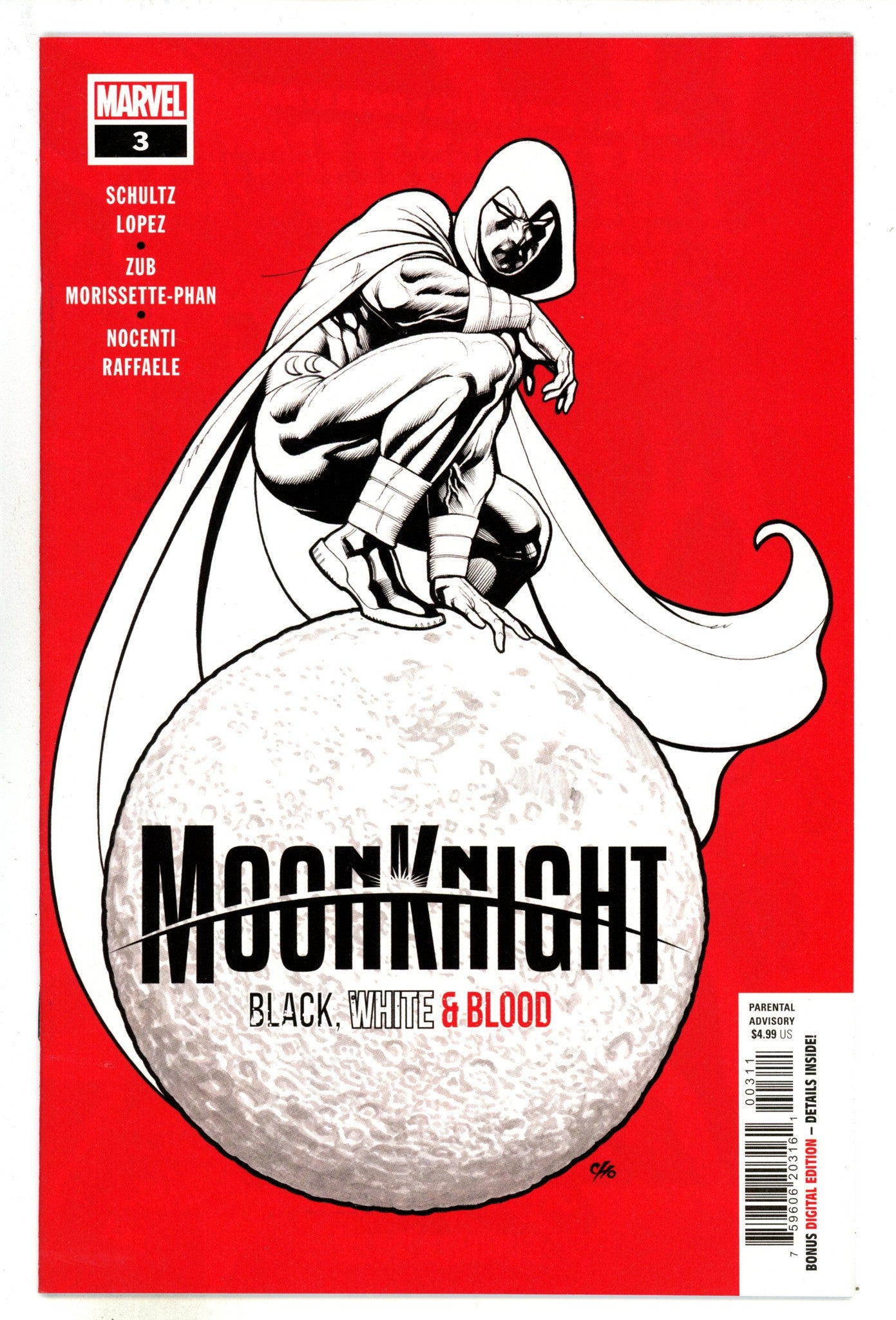 Moon Knight: Black, White & Blood 3 High Grade (2022) 