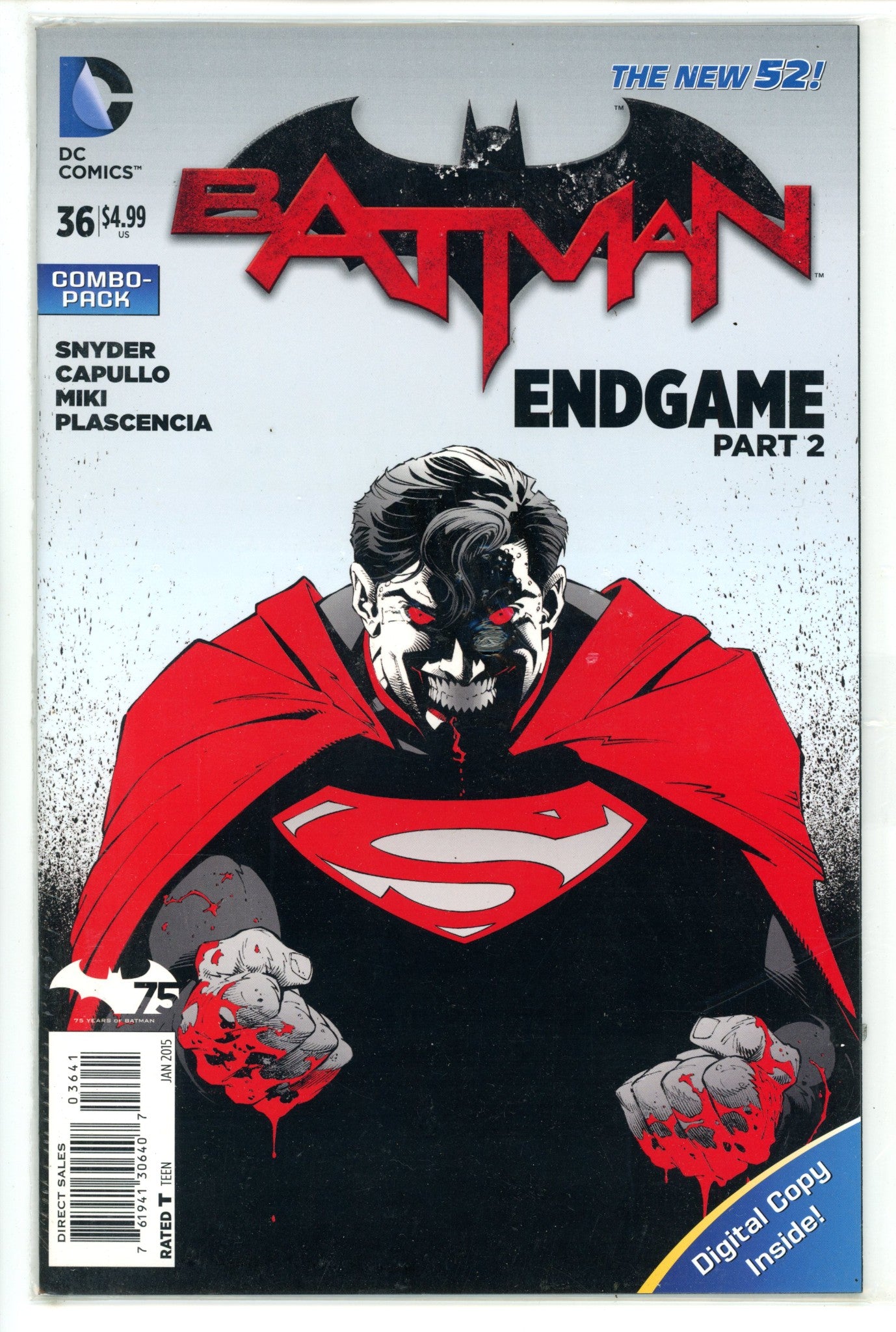 Batman Vol 2 36 New, Sealed Combo-Pack (2015) Variant 