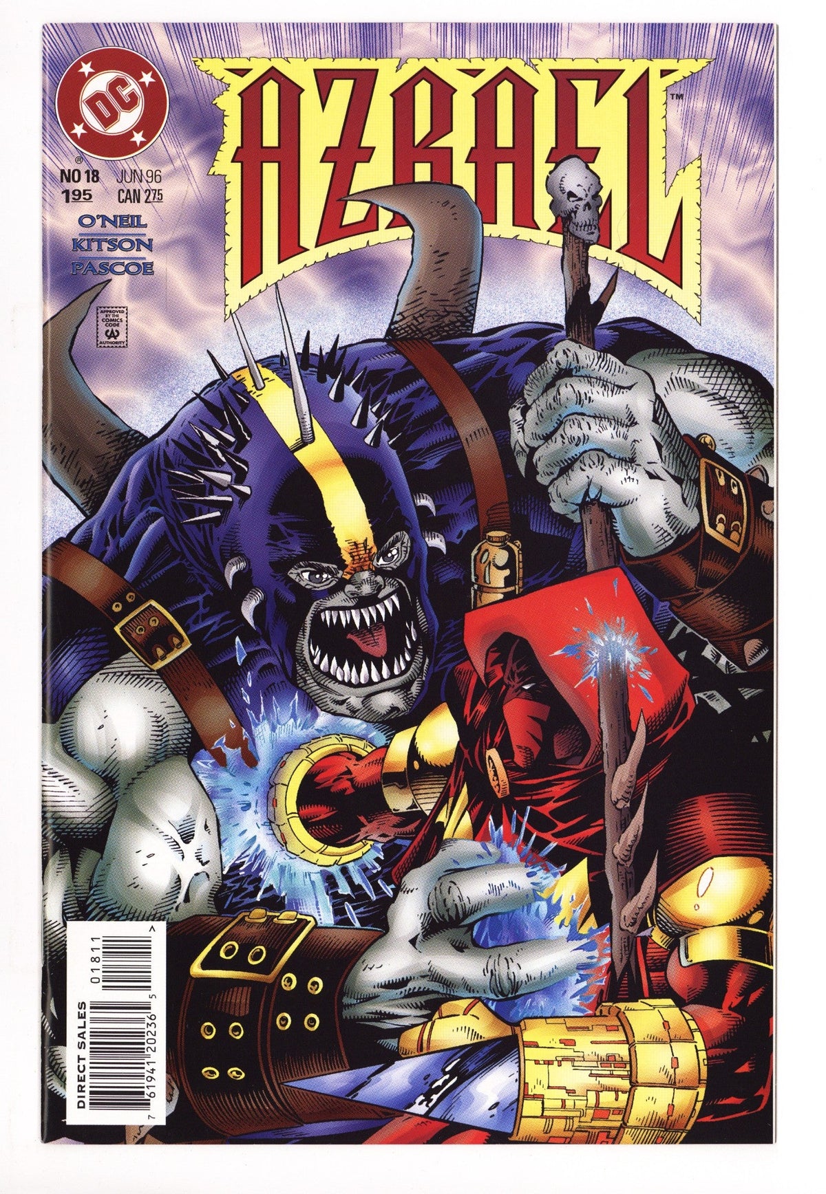 Azrael Vol 1 18  High Grade   (1996)