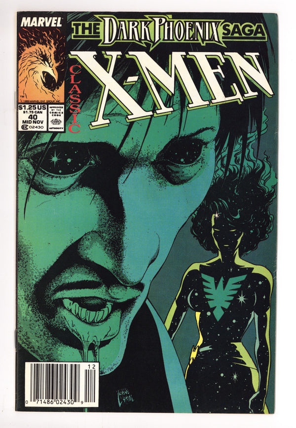 Classic X-Men 40 High Grade (1989) Newsstand