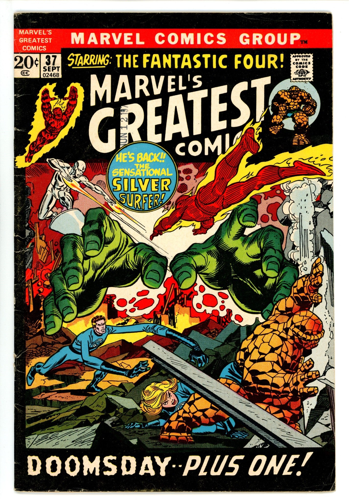 Marvel's Greatest Comics 37 VG- (1972)