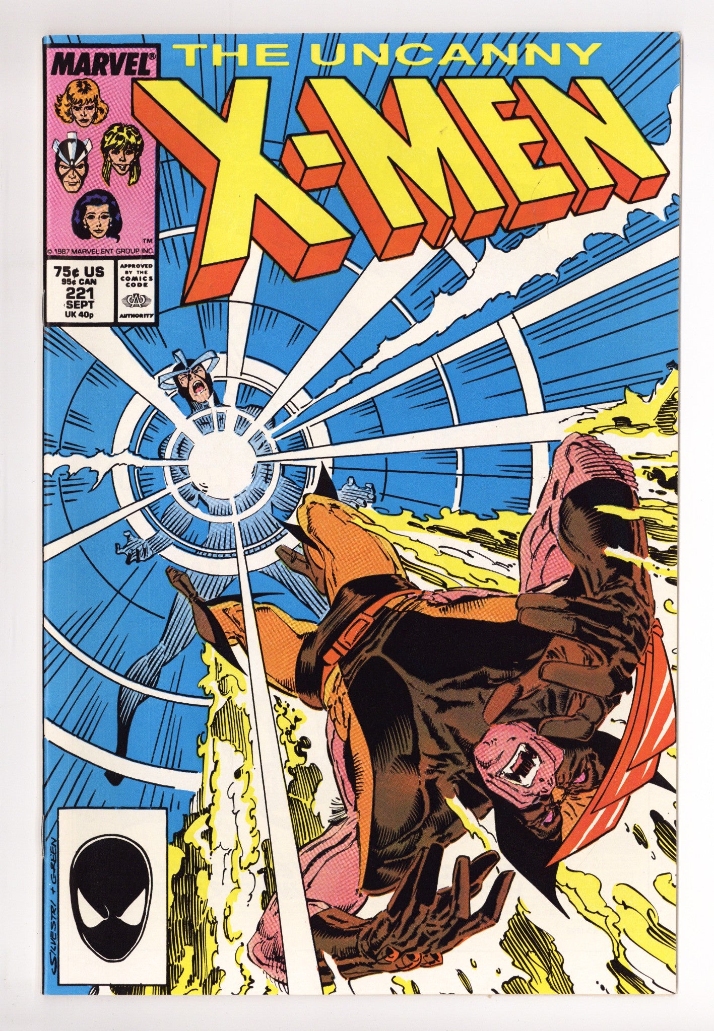 The Uncanny X-Men Vol 1 221 VF+ (8.5) (1987) 