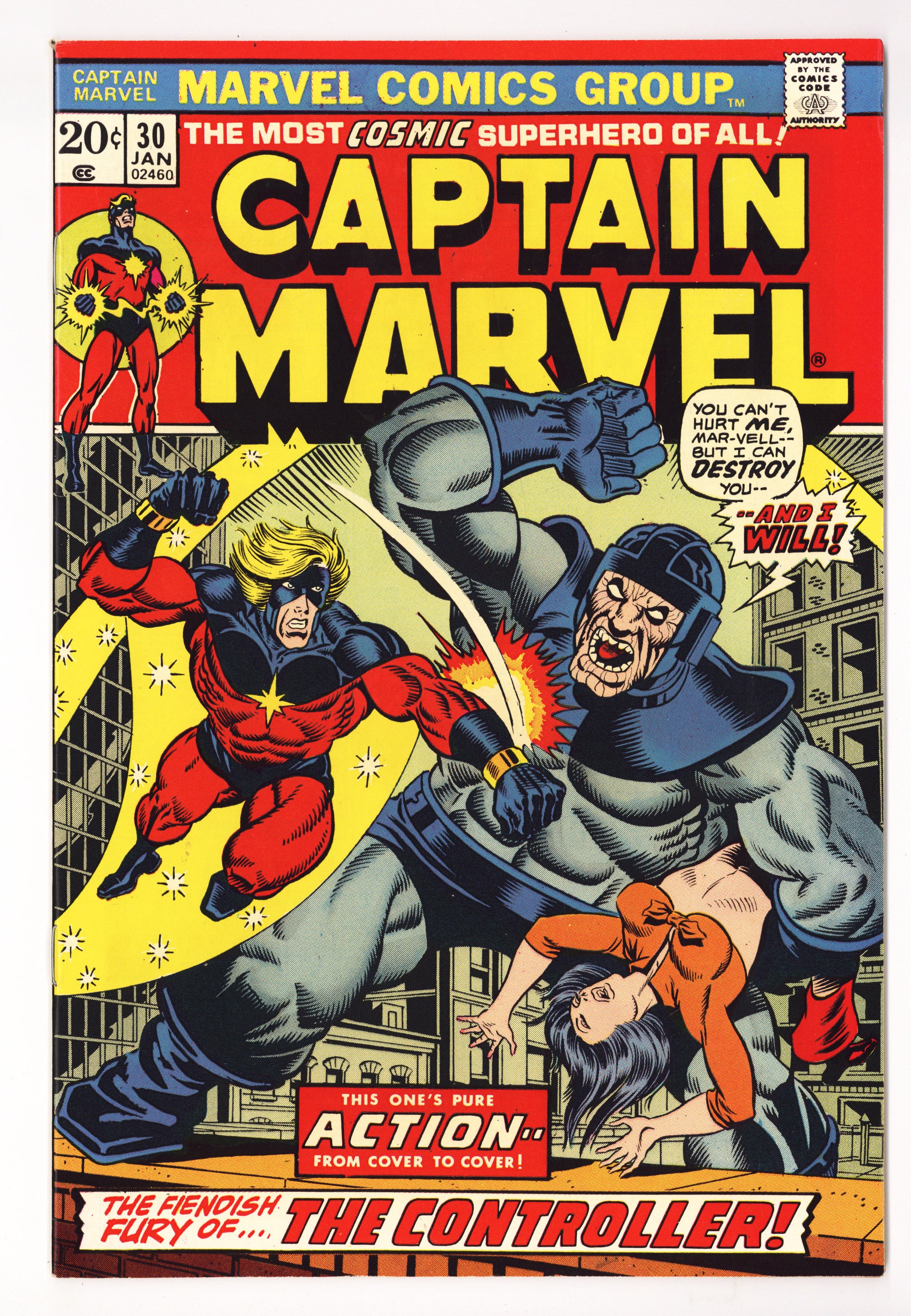 Captain Marvel Vol 1 30  VF/NM (9.0)   (1974)        