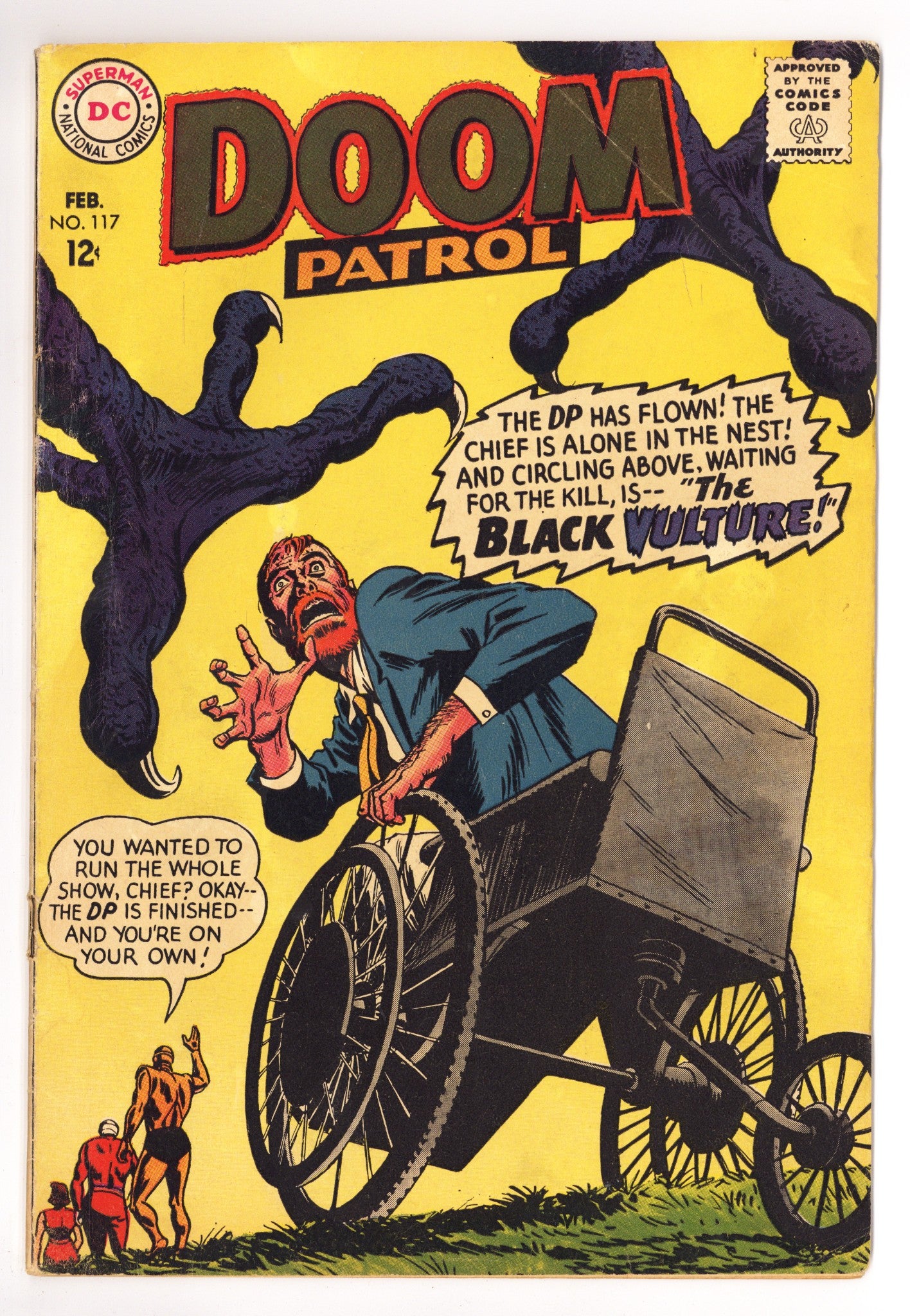 The Doom Patrol Vol 1 117 GD/VG (3.0) (1968) 