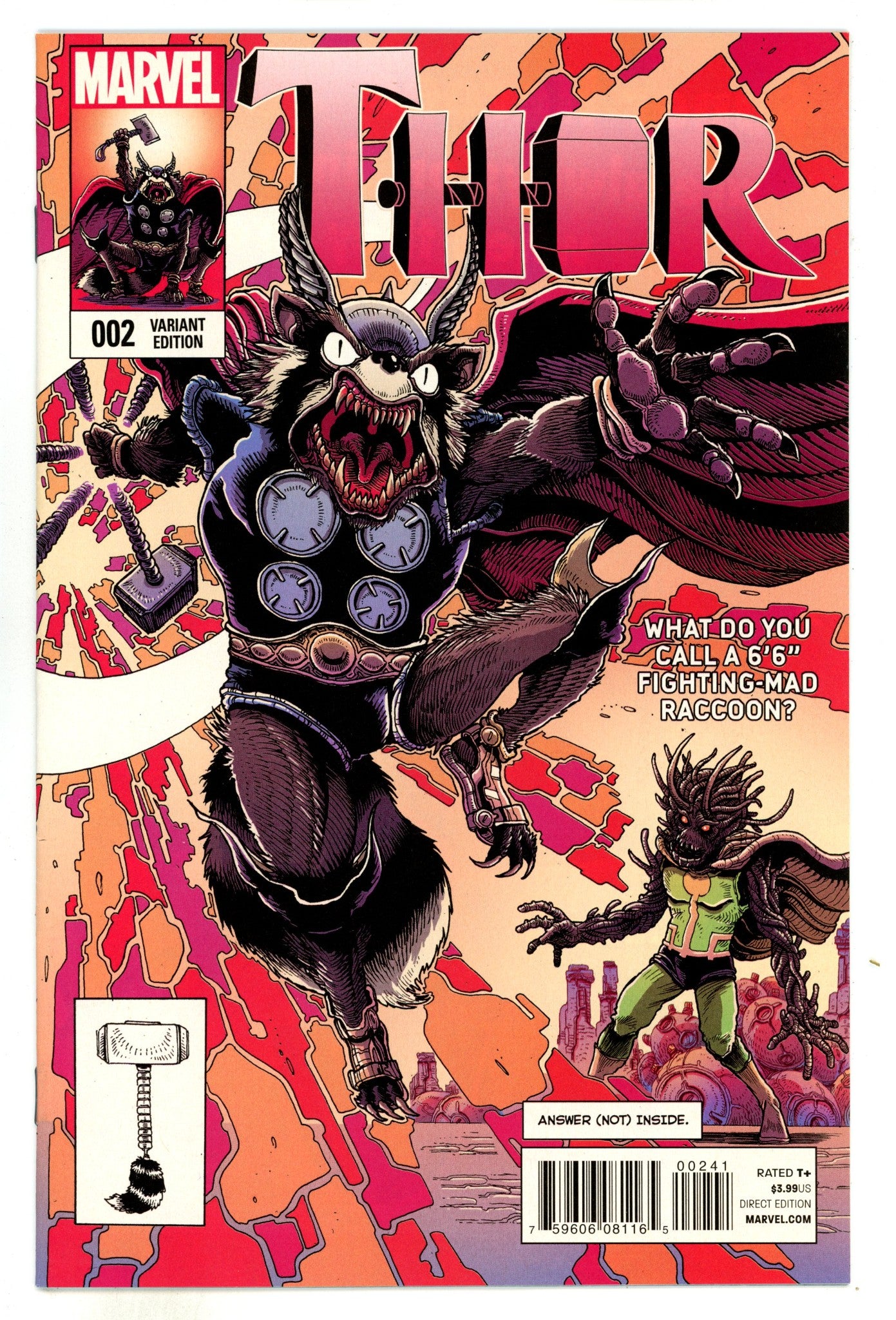 Thor Vol 4 2  NM- (9.2)  (2015) Stokoe  Variant  