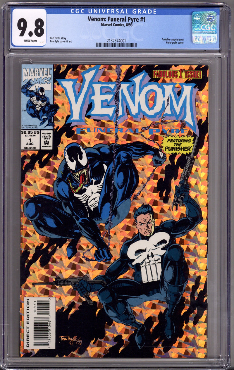 Venom: Funeral Pyre 1 CGC 9.8 (NM/M) Marvel (1993) | CaptCan Comics ...