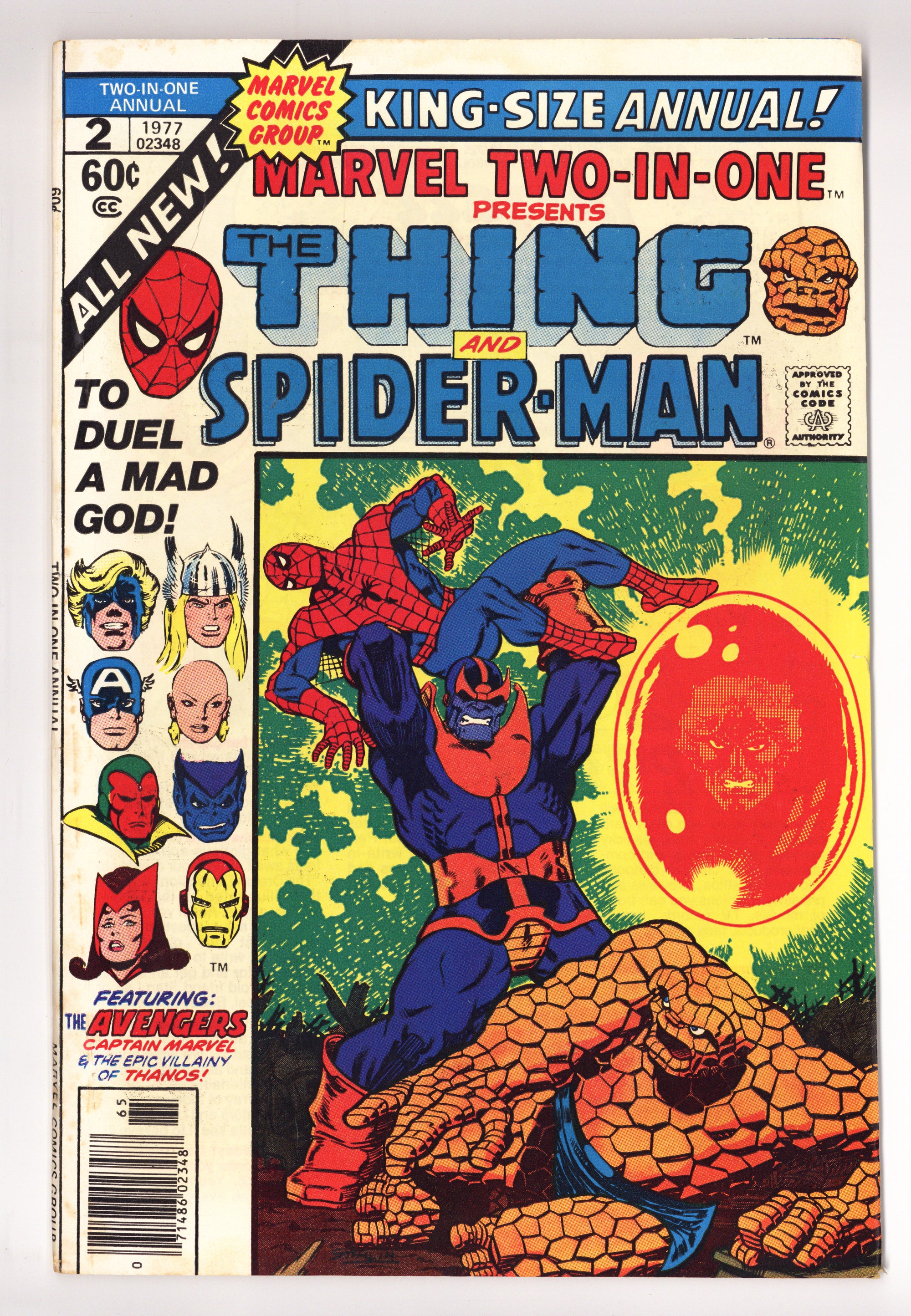 Marvel Two-in-One Annual Vol 1 2 FN+ (6.5) (1977) 