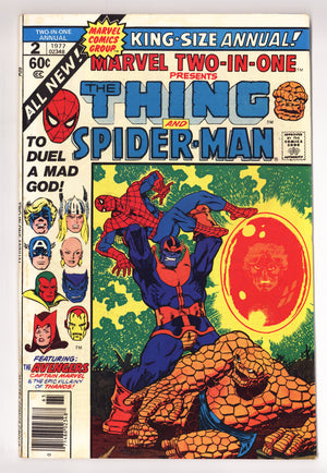Marvel Two-in-One Annual Vol 1 2 FN+ (6.5) (1977)