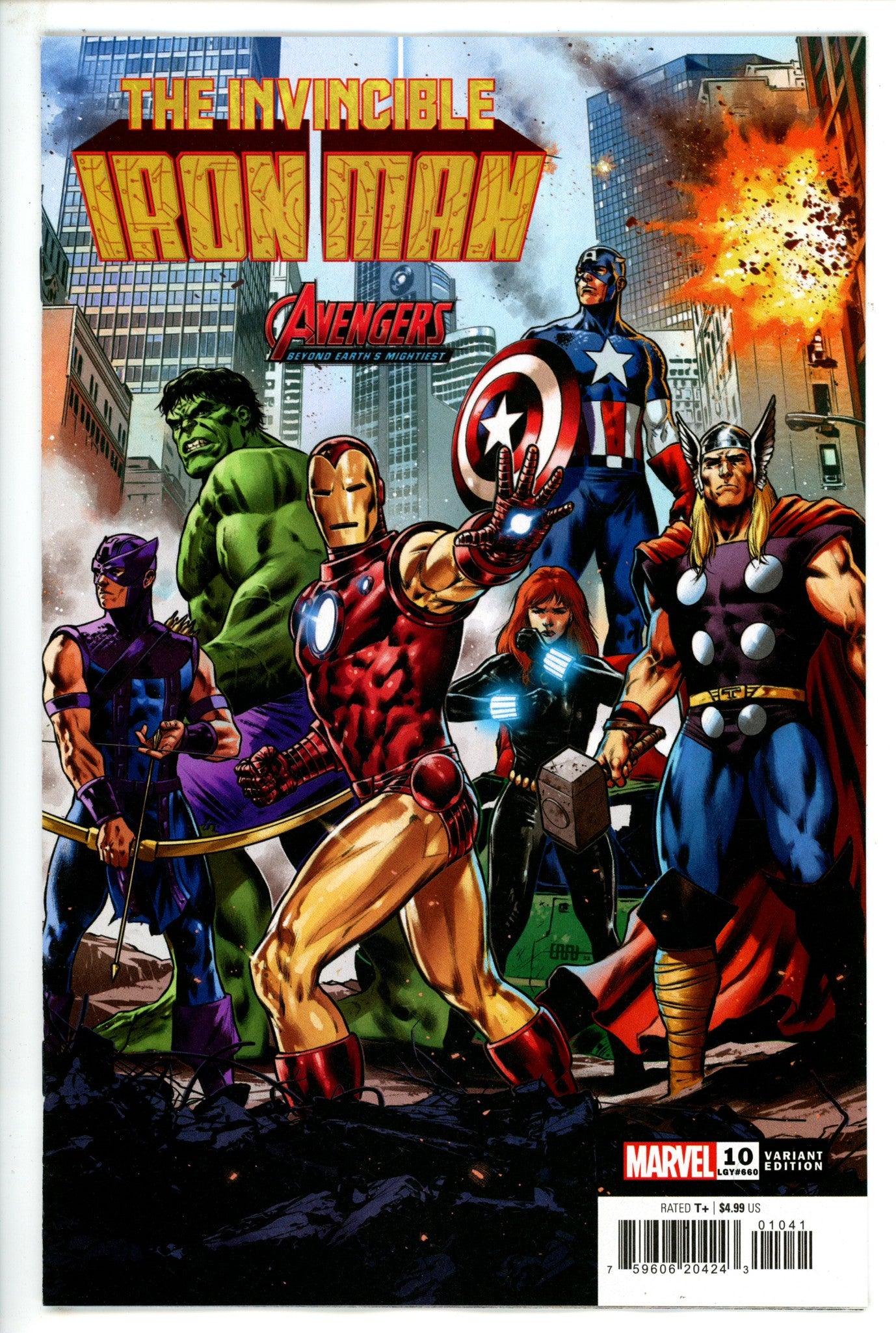 Invincible Iron Man Vol 4 10 Cafu Variant (1900)