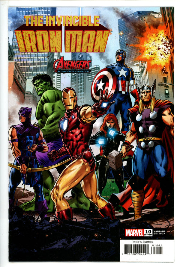 Invincible Iron Man Vol 4 10 Cafu Variant (2023)