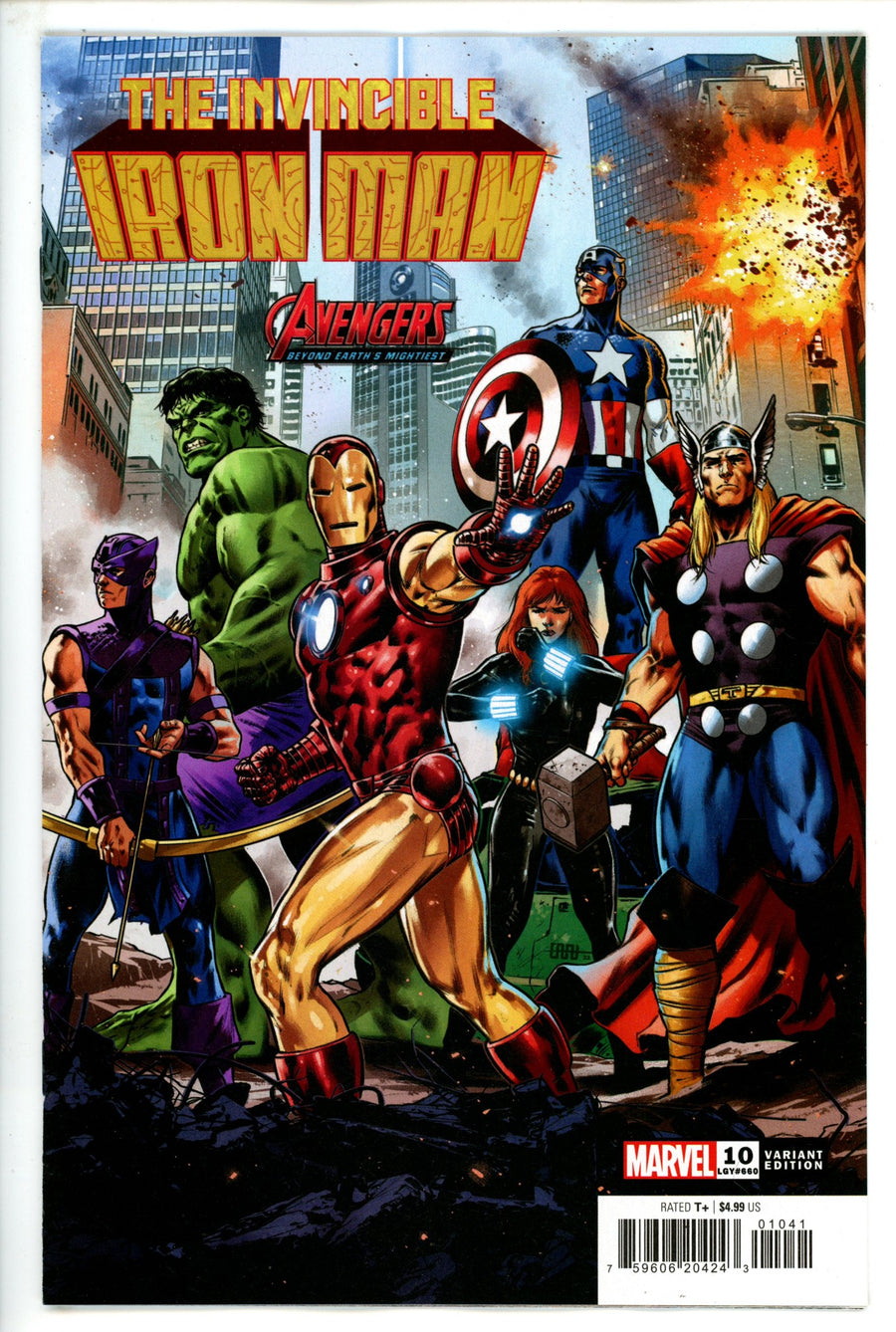 Invincible Iron Man Vol 4 10 Cafu Variant (1900)