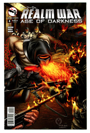 Grimm Fairy Tales Presents Realm War: Age of Darkness 4 High Grade (2014) Mychaels Variant