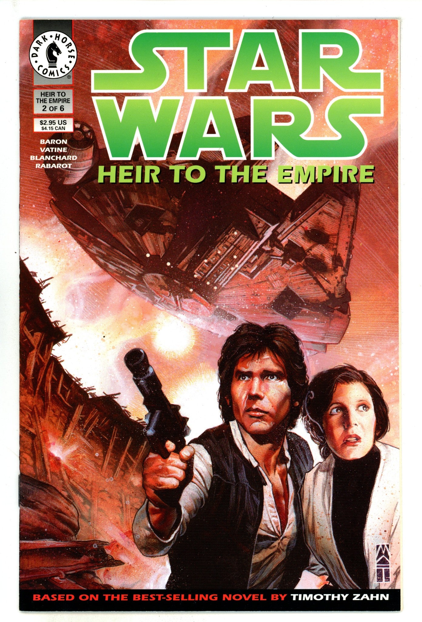 Star Wars: Heir to the Empire 2 NM- (9.2) (1995) 