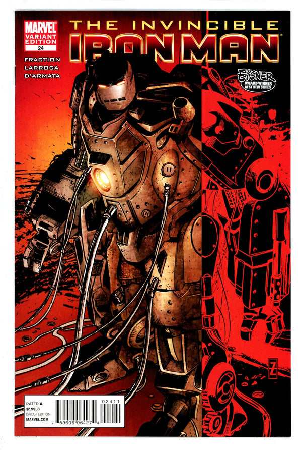 Invincible Iron Man Vol 1 24 High Grade (2010) Larroca Variant