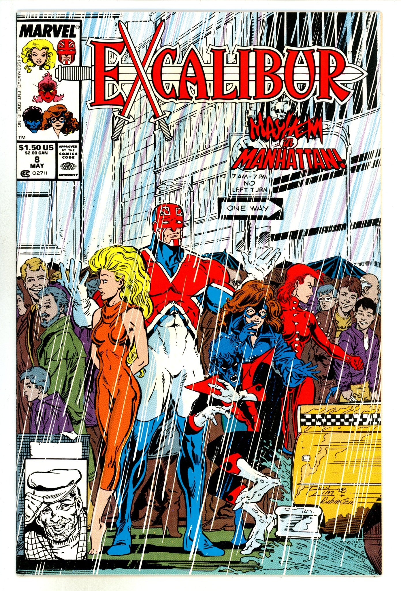 Excalibur Vol 1 8 High Grade (1989) 