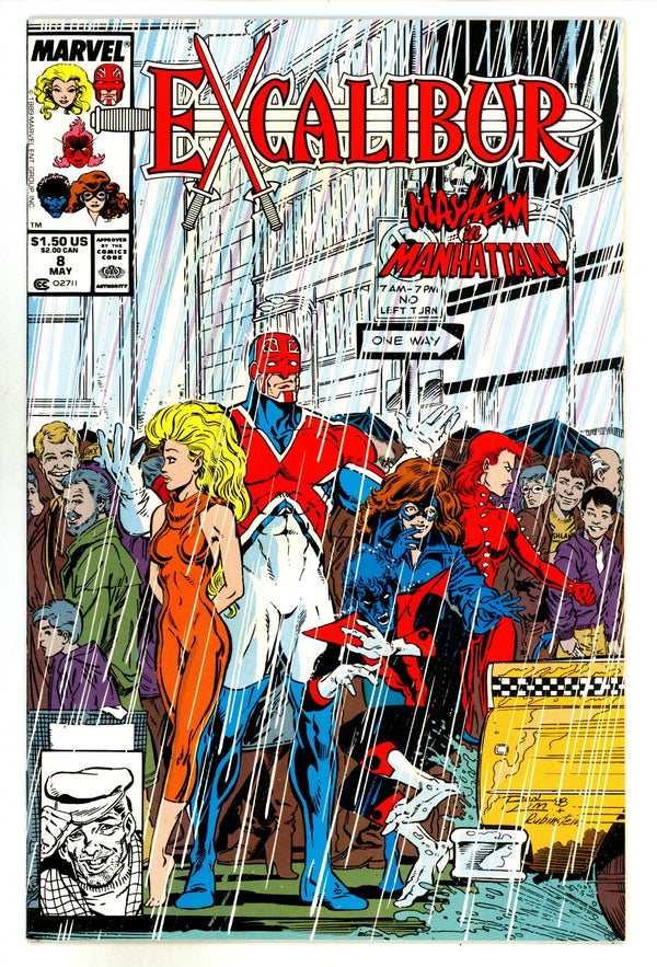 Excalibur Vol 1 8 High Grade (1989)