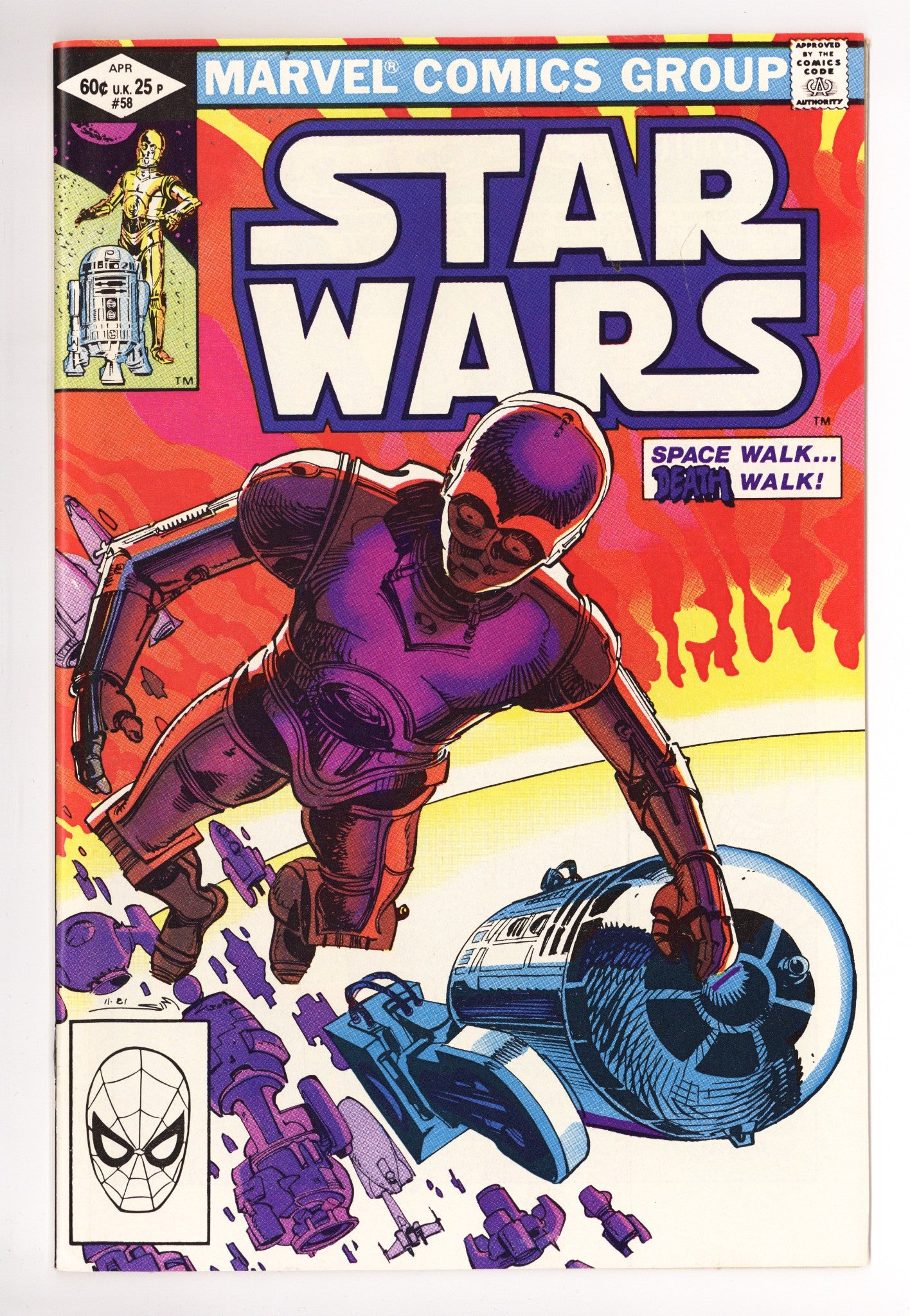 Star Wars Vol 1 58 NM- (9.2) (1982) 