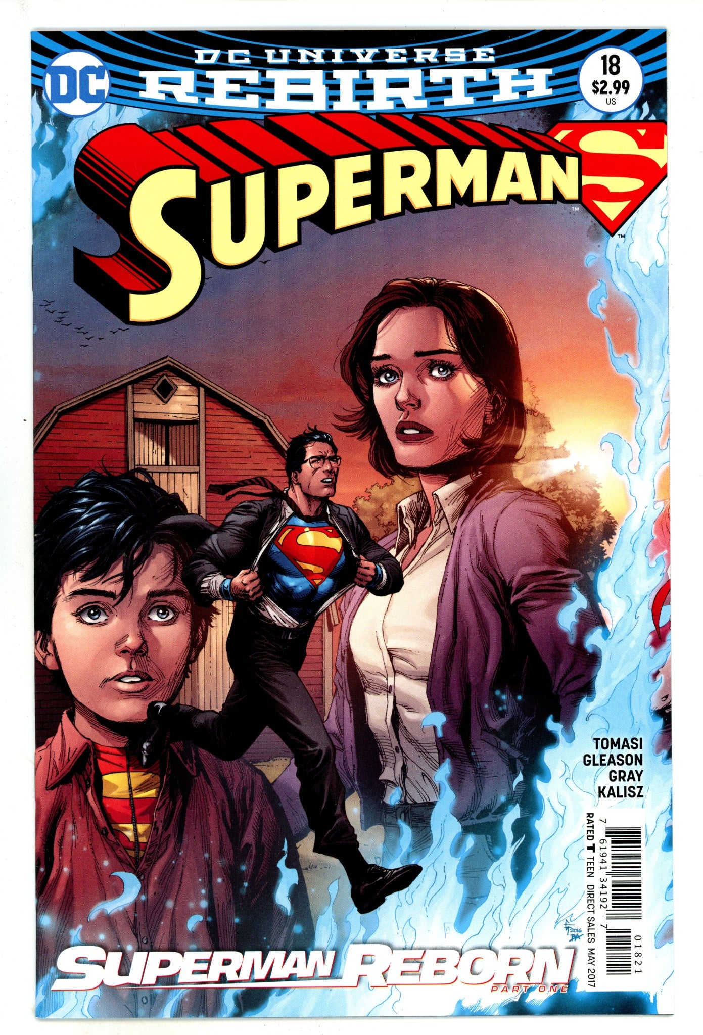 Superman Vol 4 18 High Grade (2017) Frank Variant 