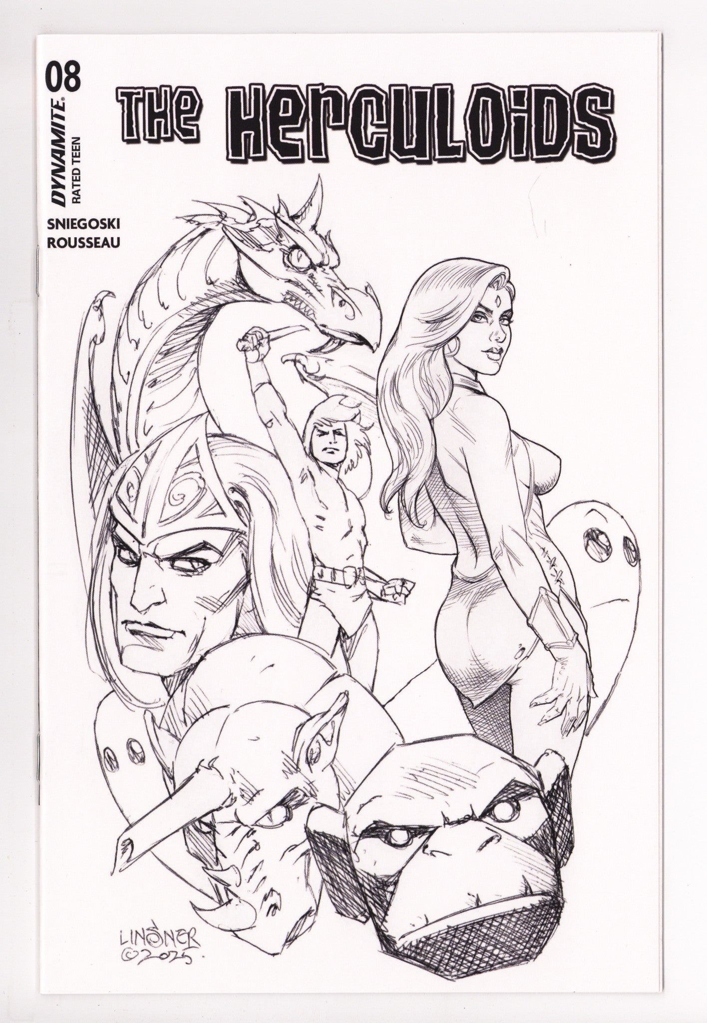 Herculoids 8 Linsner B&W Incentive (2025)