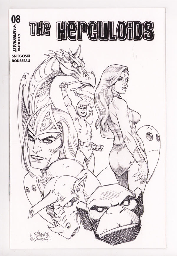 Herculoids 8 Linsner B&W Incentive (2025)