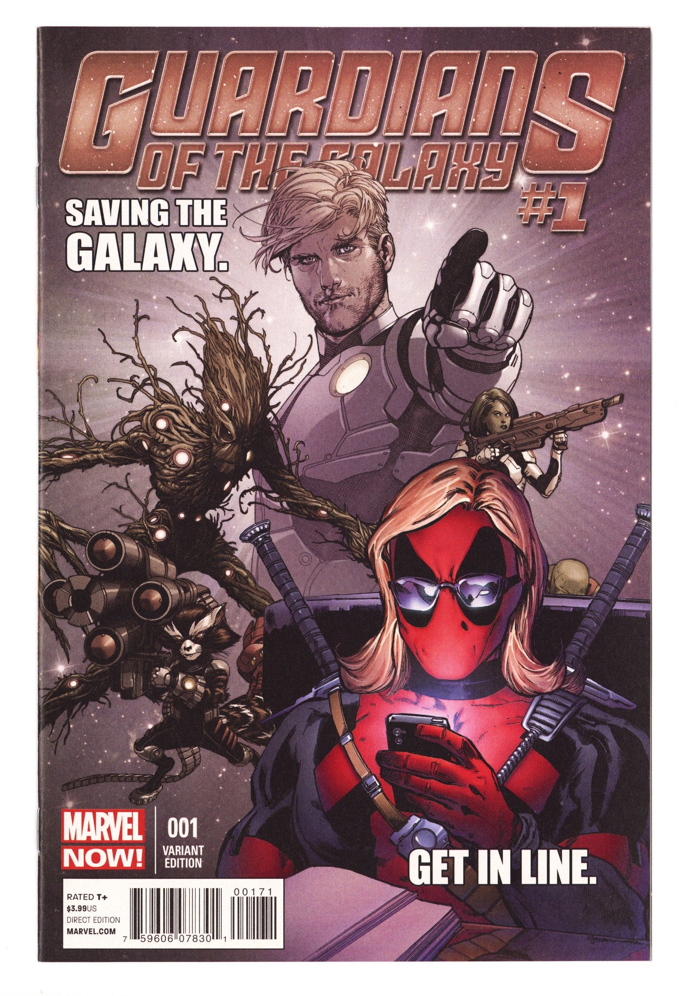Guardians of the Galaxy Vol 3 1 VF/NM (9.0) (2013) Jimenez Variant 