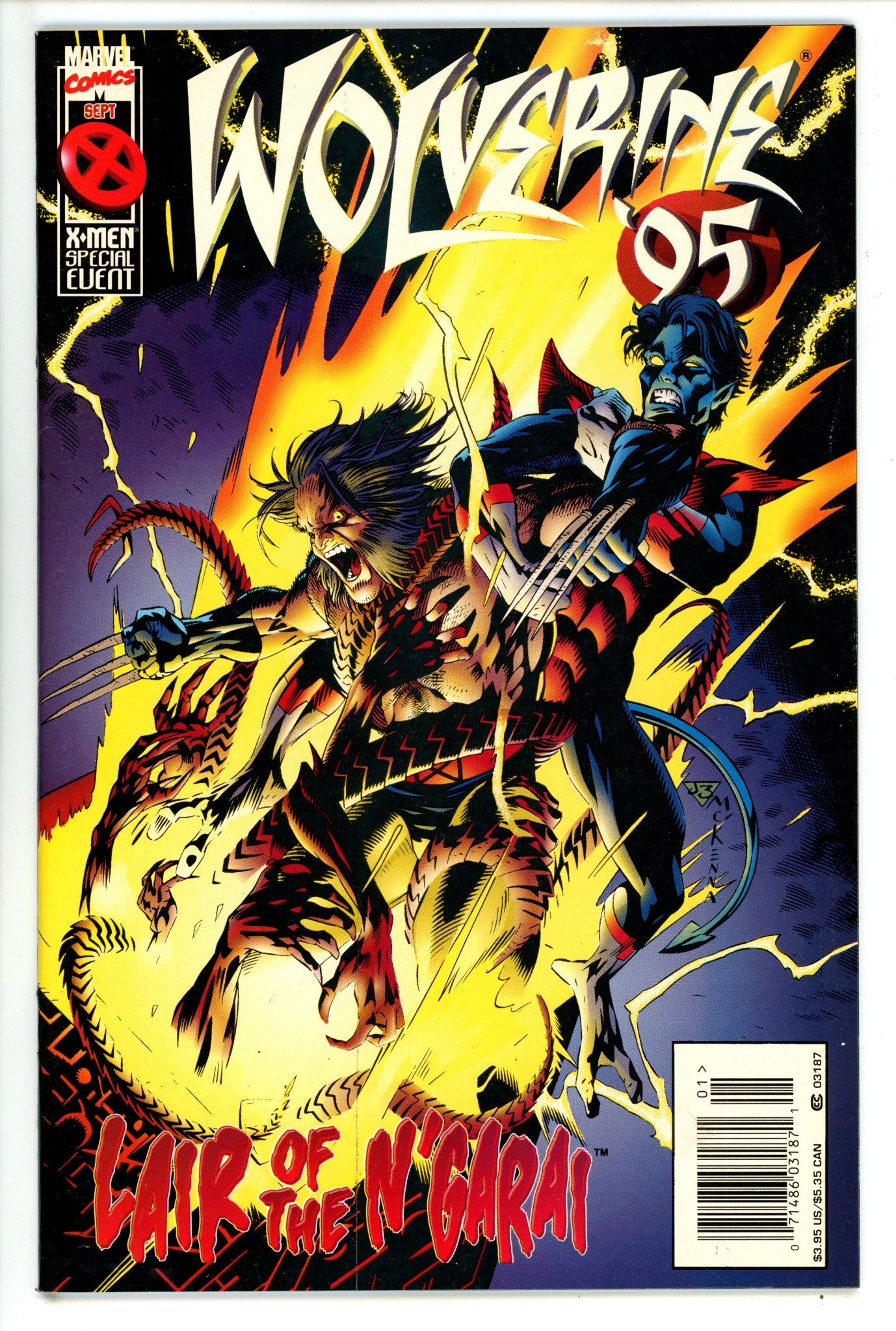 Wolverine '95 1 High Grade (1995) Newsstand 