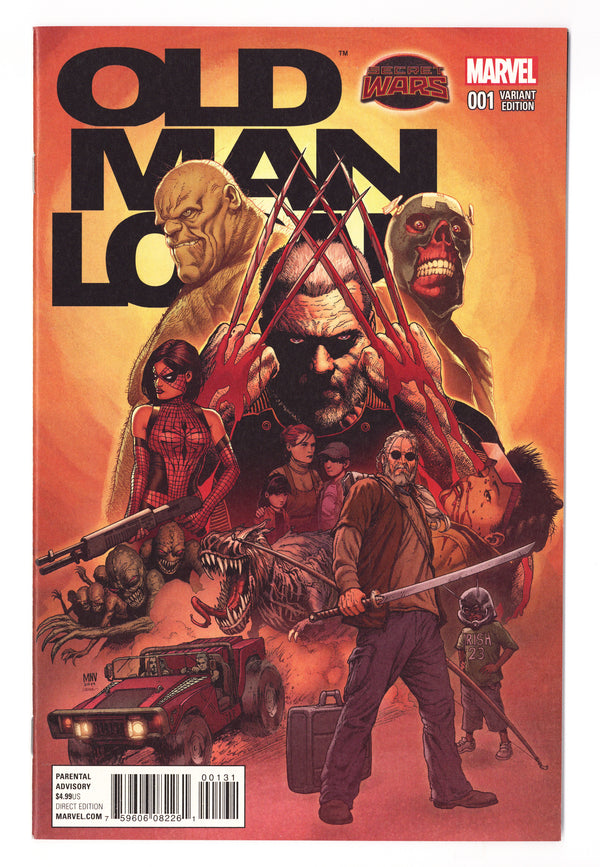 Old Man Logan Vol 1 1  NM- (9.2)   (2015) McNiven     Incentive Variant