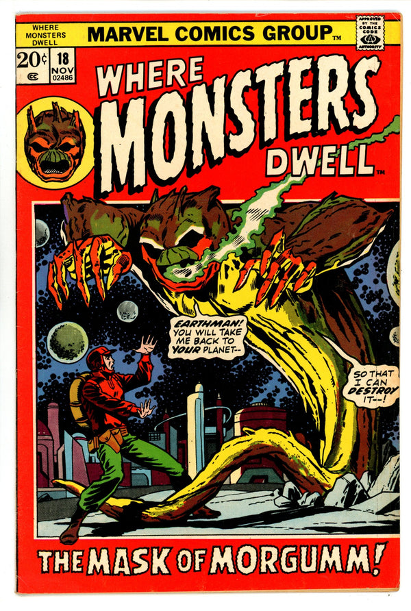 Where Monsters Dwell 18 FN- (5.5) (1972)